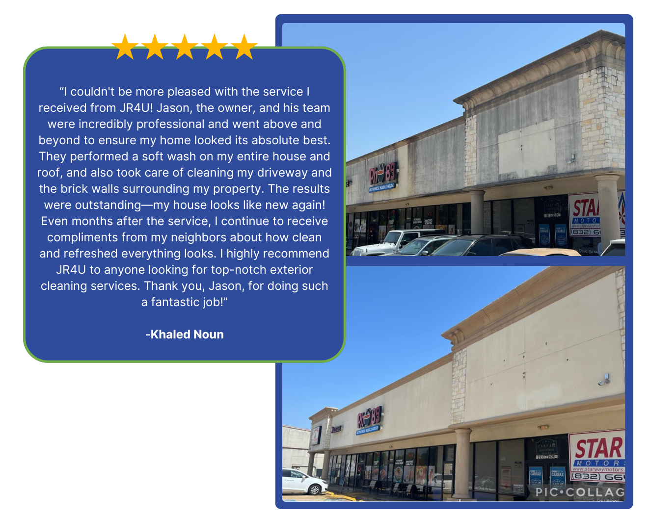 Home 1 JR4u review pressure washing spring tx