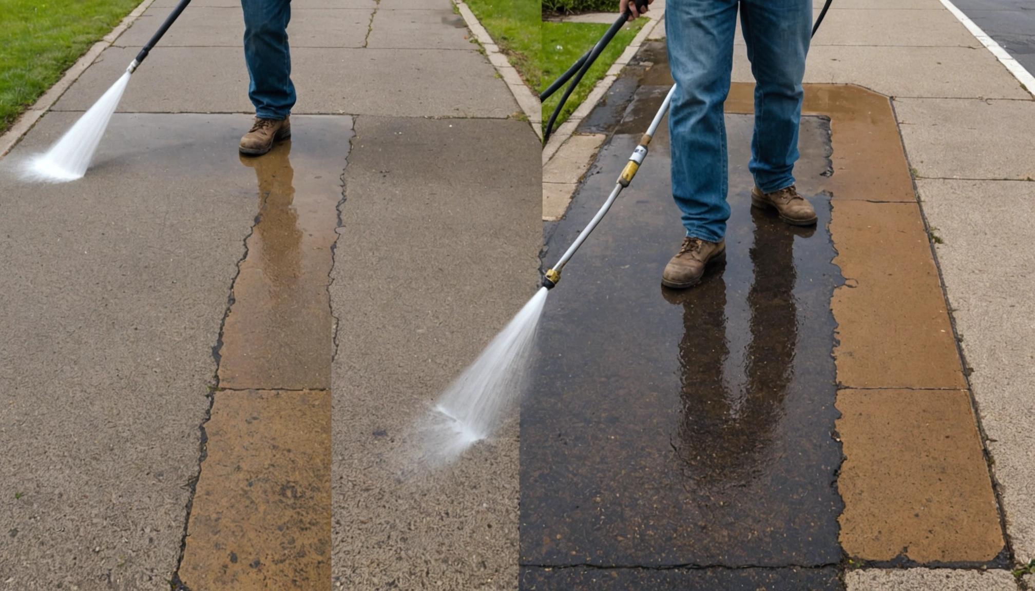 hot vs cold water pressure washing parking lots - JR4U Pressure Washing